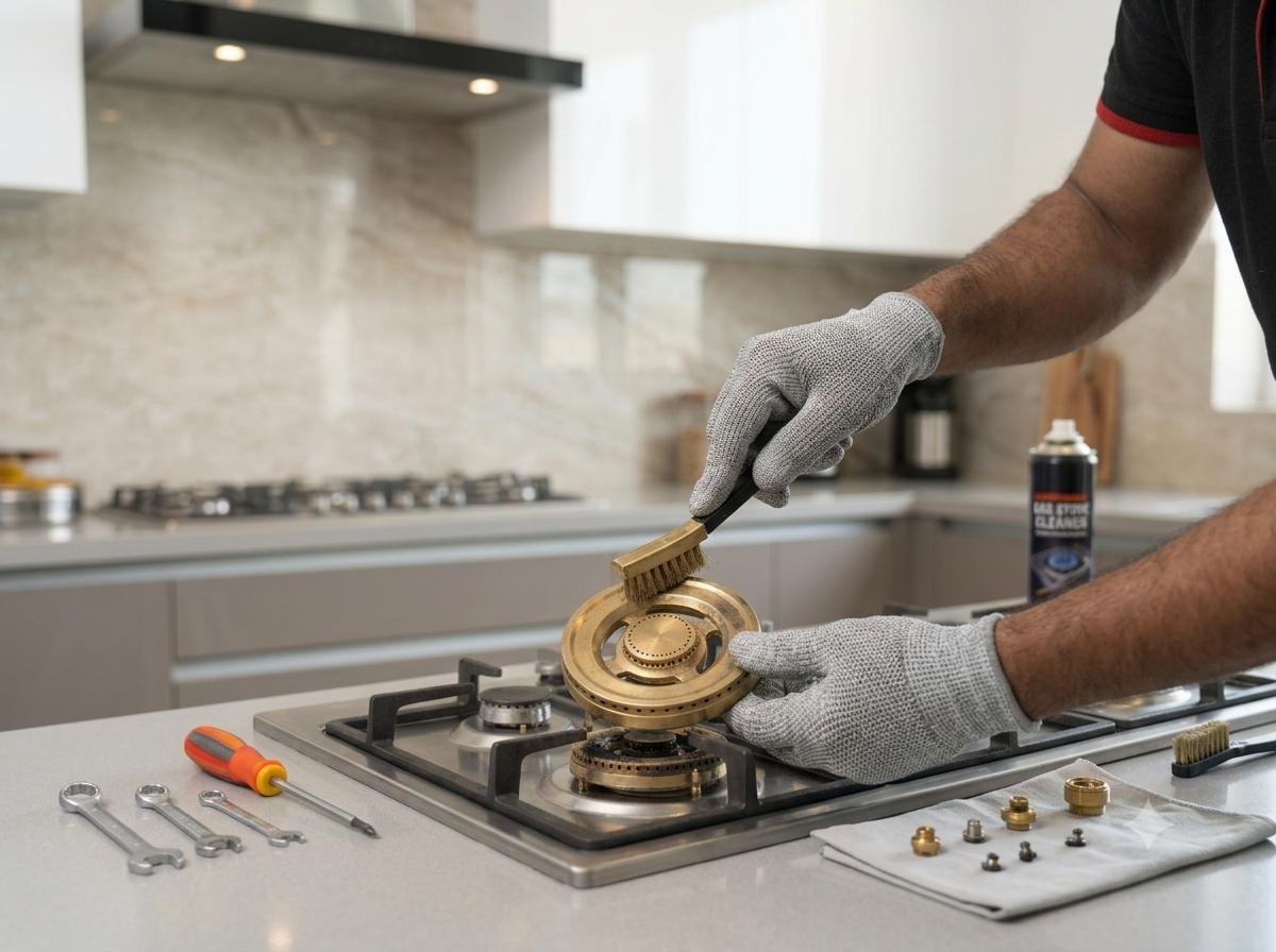Gas oven and cooking range repair